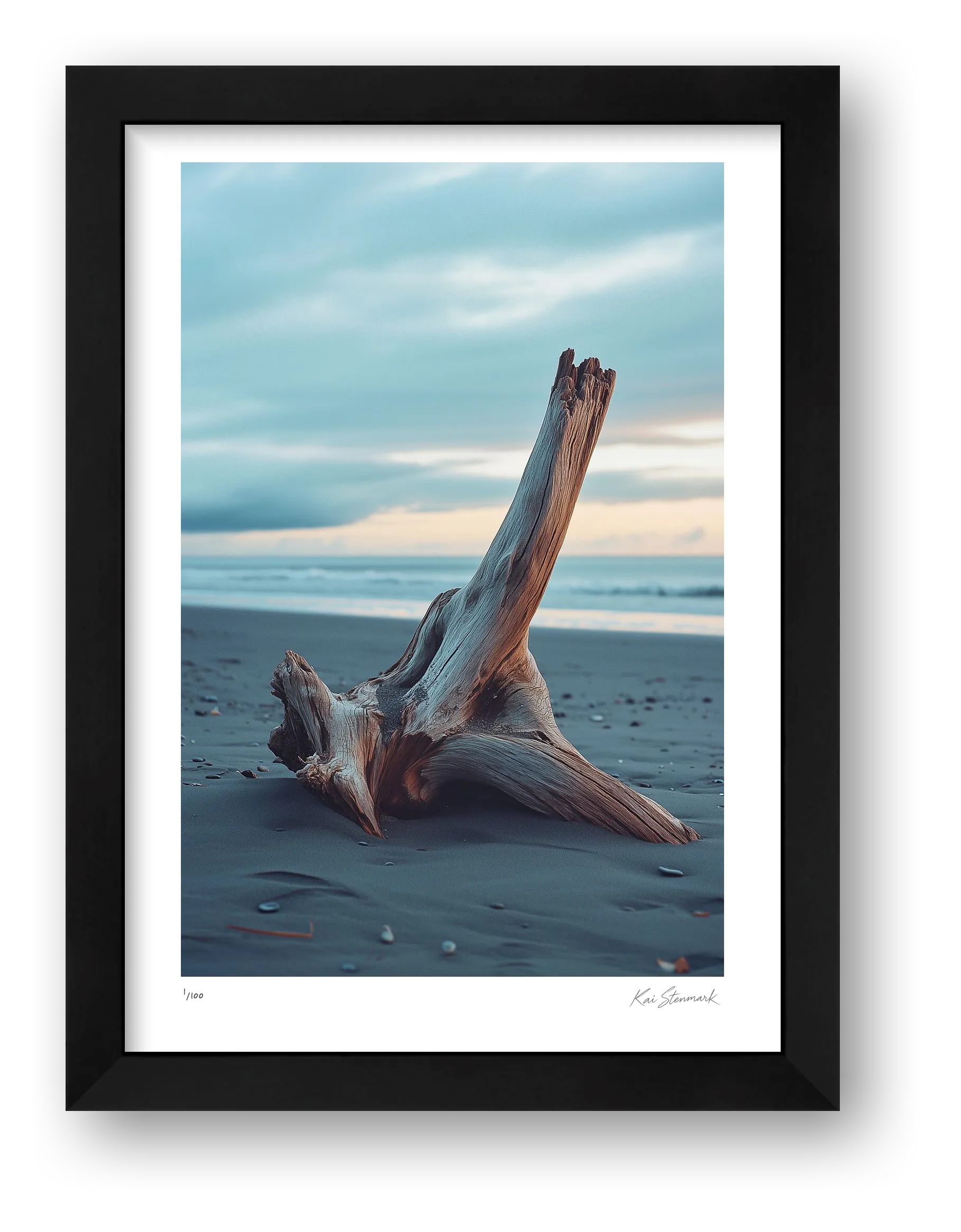 After the Tide, framed preview at 21 × 30 cm