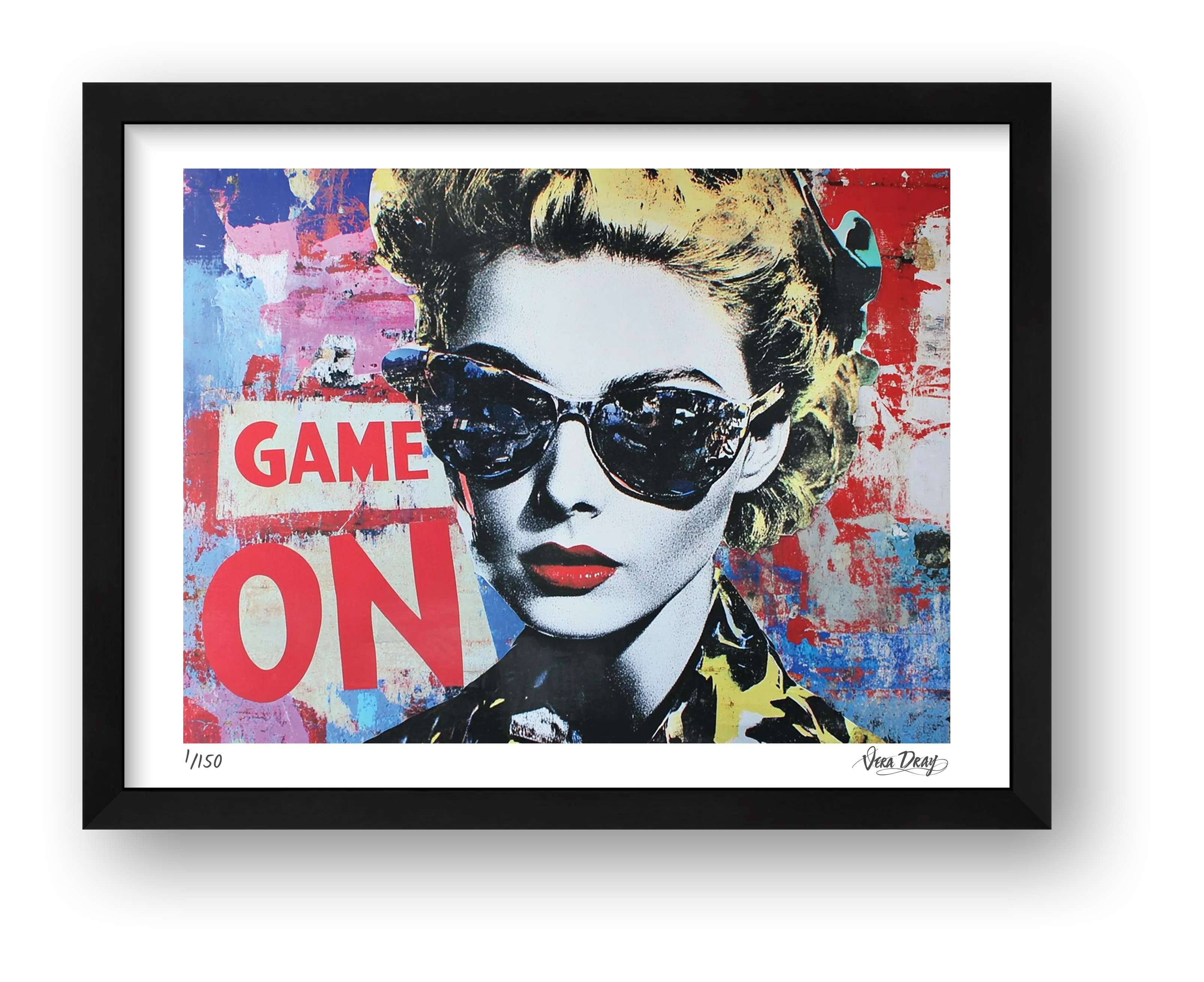 Game On, framed preview at 30 × 40 cm