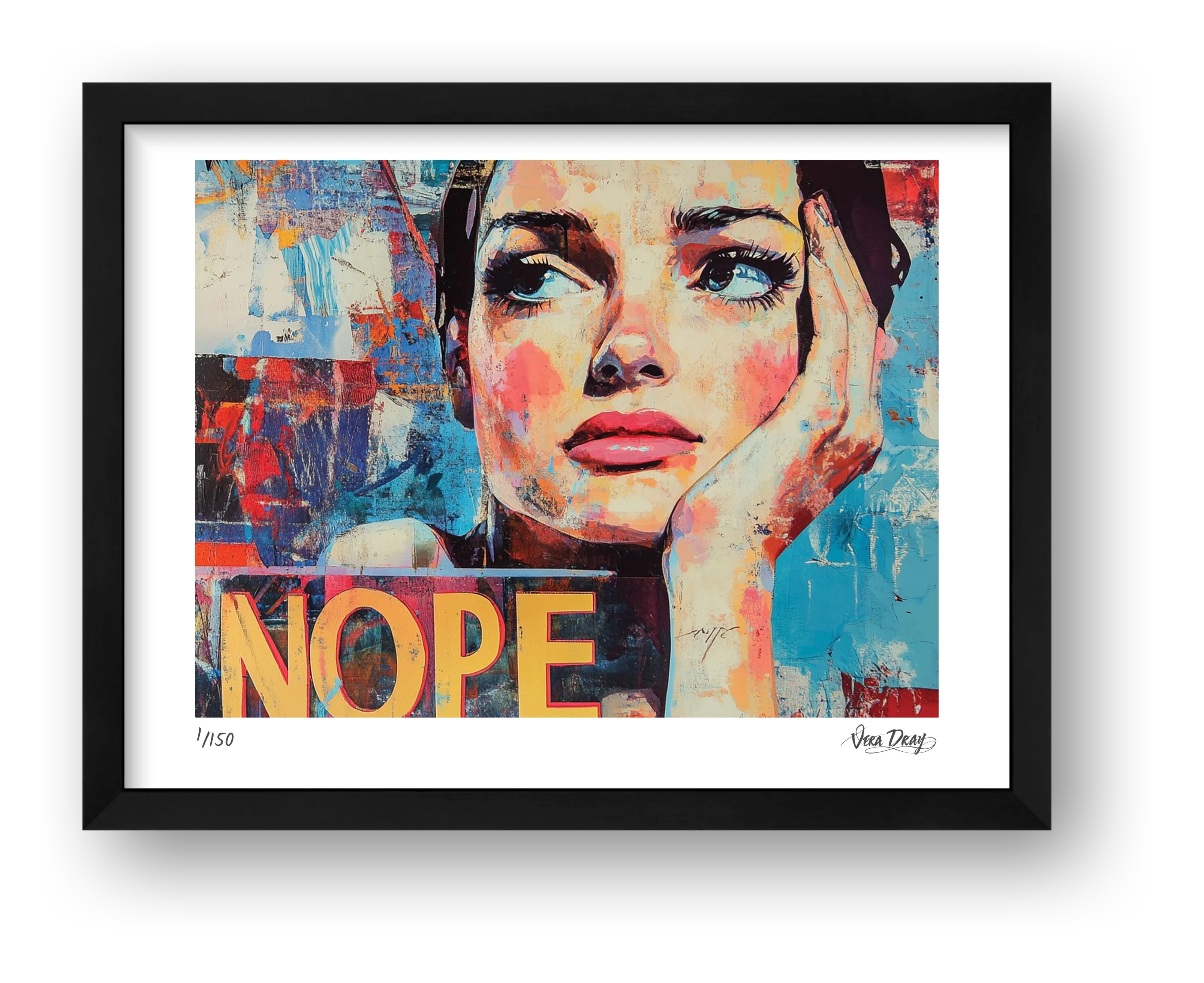Nope, framed preview at 30 × 40 cm