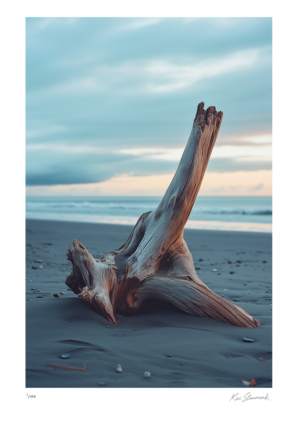 After the Tide by Kai Stenmark, signed and numbered